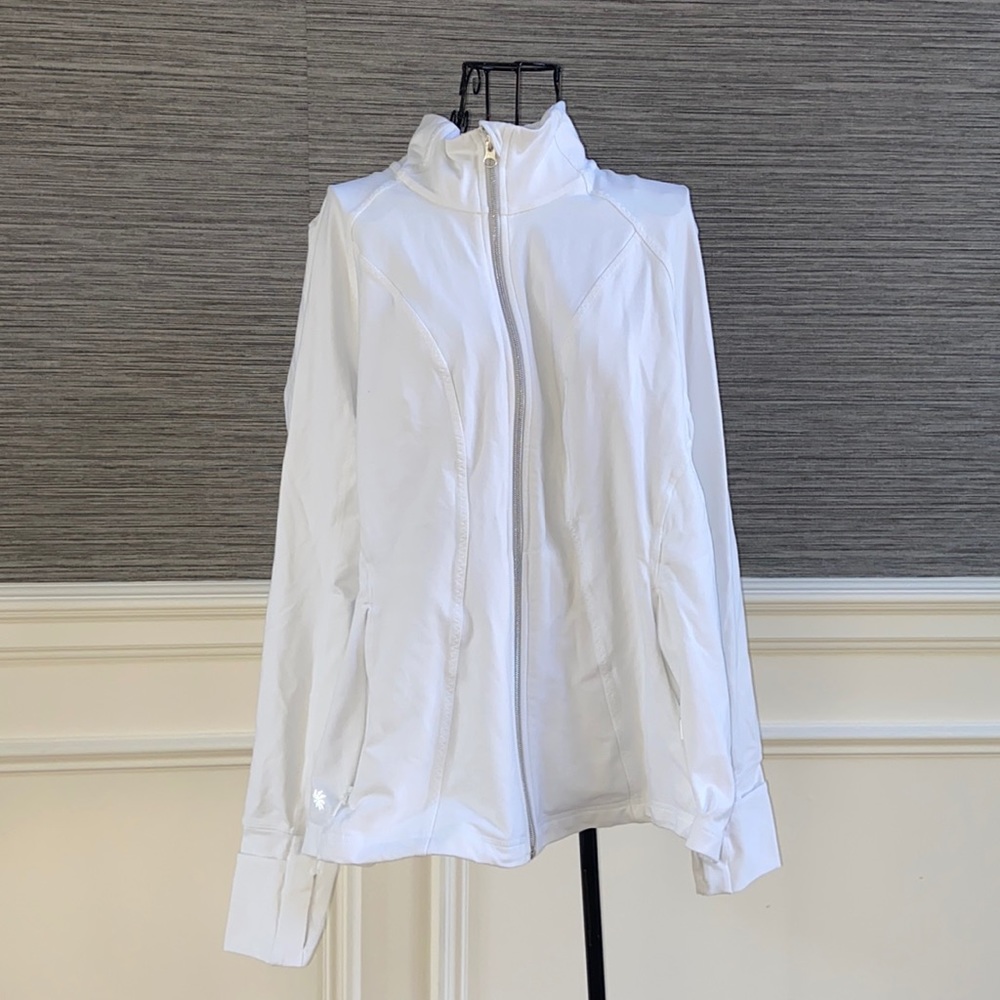 Athleta Hope 2 Jacket in White Size 2X
